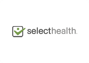 A logo of select health