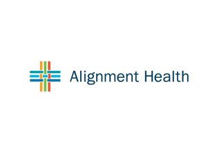 A logo of alignment health