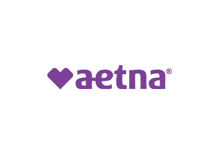 A purple heart with the aetna logo in it.